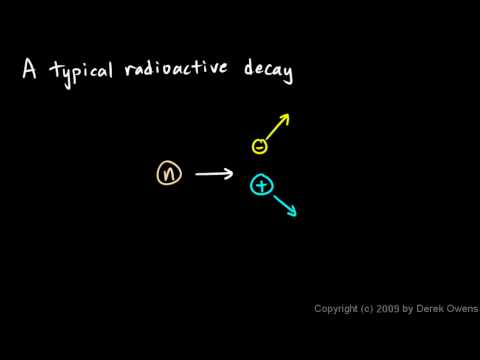 Physical Science 7.4d - A typical radioactive decay