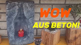 Geniale Beton-Idee für Garten & Terrasse!