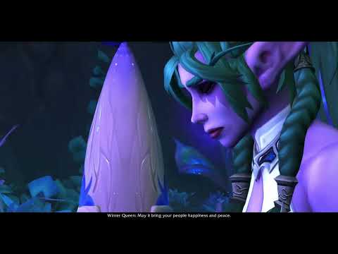 The Queen's Gift Cutscene - 9.2.5 Eternity's End, World of Warcraft Shadowlands