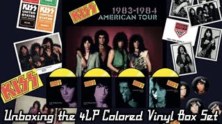 Unboxing the KISS - 1983-84 American Tour 4LP Colored Vinyl Box Set | SBDs from the Lick It Up Tour!