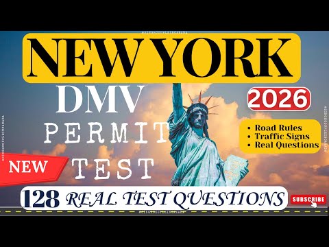 New York DMV Written Test 2026 | DMV Practice Test NY 2026 | NY Practice Permit Test  | NEW YORK