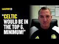 Brendan Rodgers Claims Celtic Would Easily Finish In The Premier League Top Six If They Left The SPL