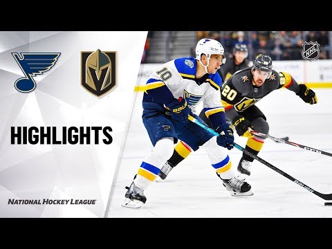 NHL Highlights | Blues @ Golden Knights 1/4/20