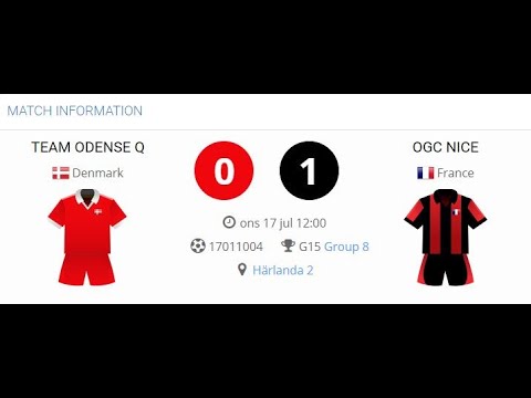 Gothia Cup 2019 (G15): Team Odense Q - OGC Nice 0-1 (0-1)
