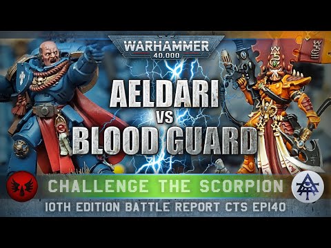 Aeldari vs Blood Angels Successors (Blood Guard) Warhammer 40K Battle Report 10th Edition 2000pts
