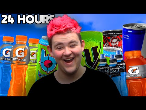 I Only Drank ENERGY Drinks For 24 Hours...