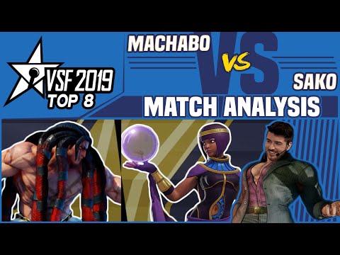 SFV AE Match Analysis: VSFighting 2019 Top 8 - Machabo vs. Sako