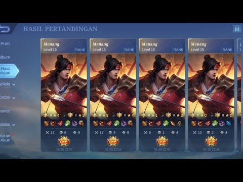 HISTORY FULL MVP & WIN STREAK 10 BARENG VIEWERS SANZ NJUU 🗿|| MOBILE LEGENDS