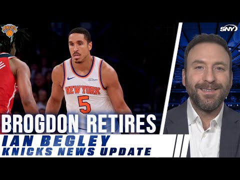Ian Begley on Malcolm Brogdon retiring, Mitchell Robinson's injury