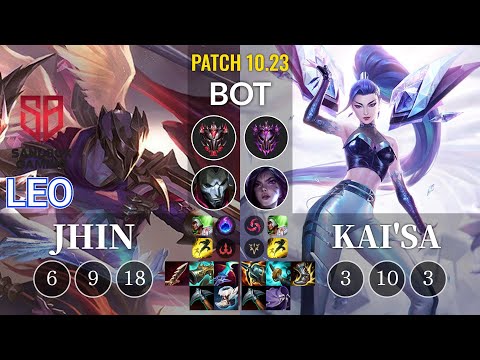 SB Leo Jhin vs Kai'Sa Bot - KR Patch 10.23