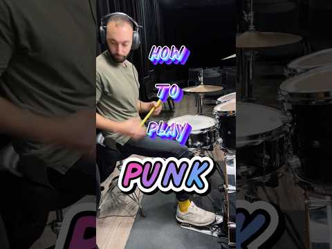 How to play PUNK on drums?