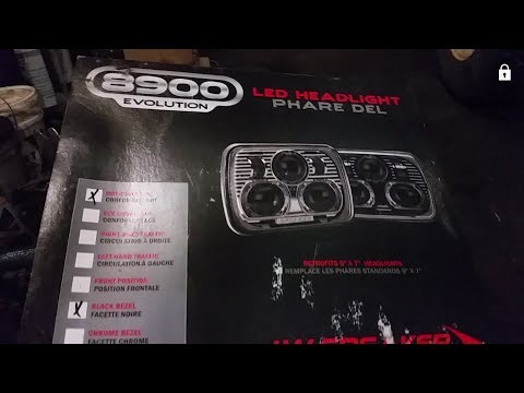 NEW LED HEADLIGHTS For the Topkick!! JW SPEAKER 8900