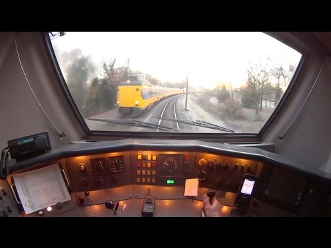 Train Driver's POV virm Utrecht - Amersfoort - Enschede 2016