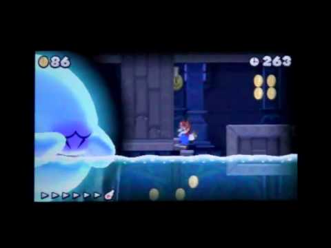 New Super Mario Bros. 2 World  Flower Ghost House Star Coin Walkthrough