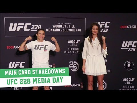 UFC 228 Media Day: Main Card Staredowns