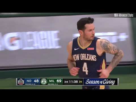 JJ REDICK FULL HIGHLIGHTS - 31 PTS | Bucks vs Pelicans | 12/11/2019