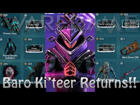 Warframe - Baro Ki'Teer Returns! [12th December 2025]