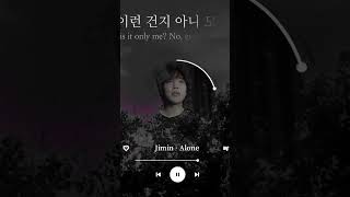 Download lagu 지민 (Jimin) - Alone/Lyrics video #jimin#bts#alone#bighit#lyrics#bangtansonyeondan mp3