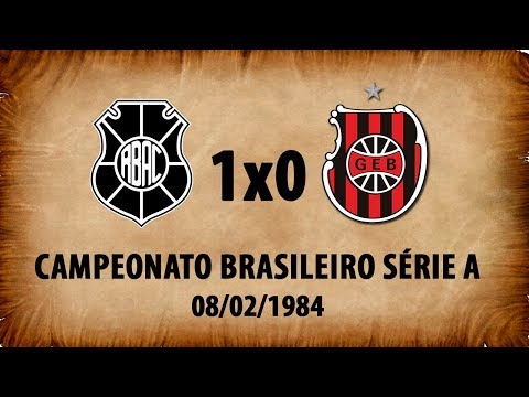 Rio Branco-ES 1x0 G.E.Brasil - Campeonato Brasileiro 1984