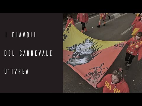 Storico Carnevale Ivrea gli aranceri DIAVOLI