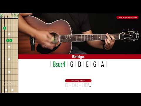 Learn To Fly Guitar Cover Foo Fighters 🎸|Tabs + Chords|