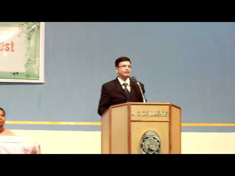 Mr. V.Vijay Anand Sriram speaks on Holistic Values