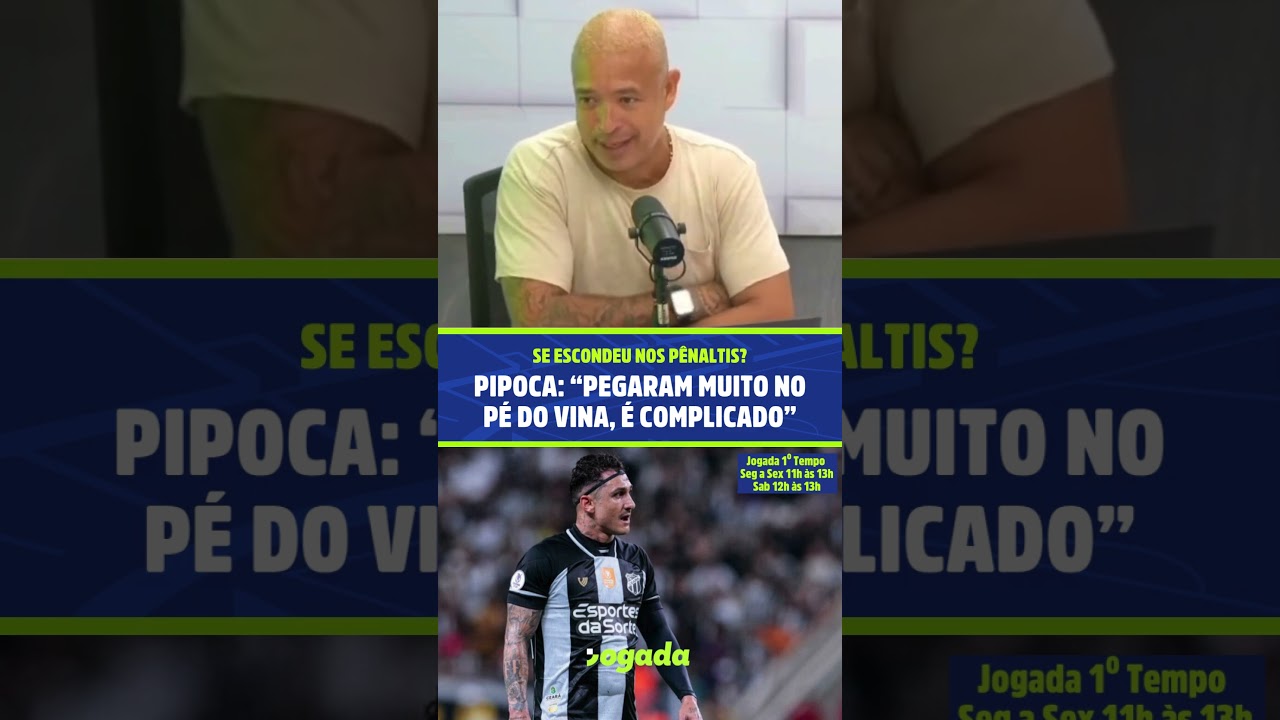 Imagem da notícia Junior Pipoca sai em defesa de Vina após polêmica de pênalti na final do Cearense