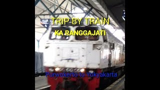 preview picture of video 'Full trip by train - Ka Ranggajati - melewati (pembangunan terowongan dan overpass Kebasen)'