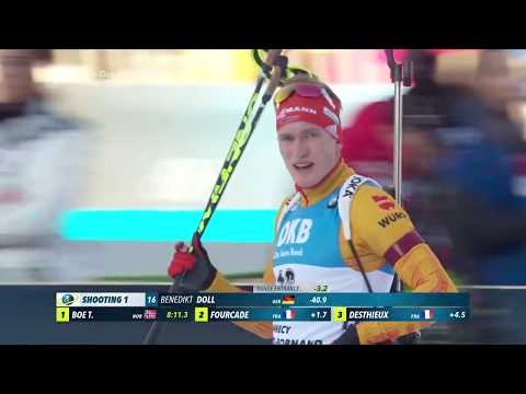 Biathlon WC Le Grand Bornand 19.12.2019 - Men's 10 km Sprint (German)