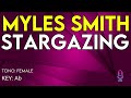 Myles Smith Stargazing Karaoke Instrumental Female