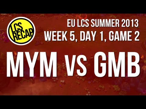 LCS Recap: MYM vs GMB - Week 5, Game 2 (EU Summer 2013)