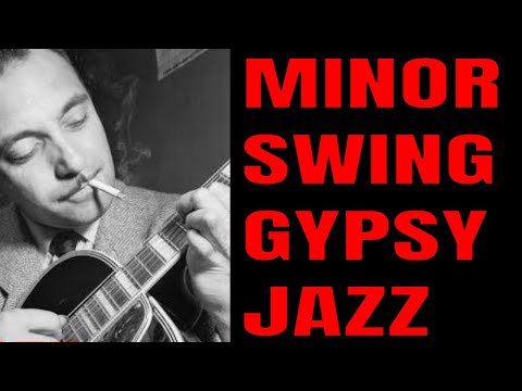 Slow Minor Swing Gypsy Jazz Jam | Guitar Backing Track (A Minor)
