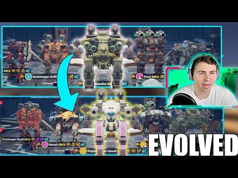 Using The Robots That EVOLVED In The Game - OLD vs Evolved | WR Gameplay