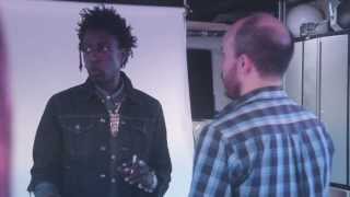 Saul Williams - Behind the Scenes at Back to Blue for GAP