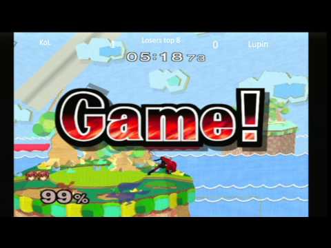 Christmas Carnage '16 - Lupin (Falco) vs KoL (Marth) Melee Losers R1