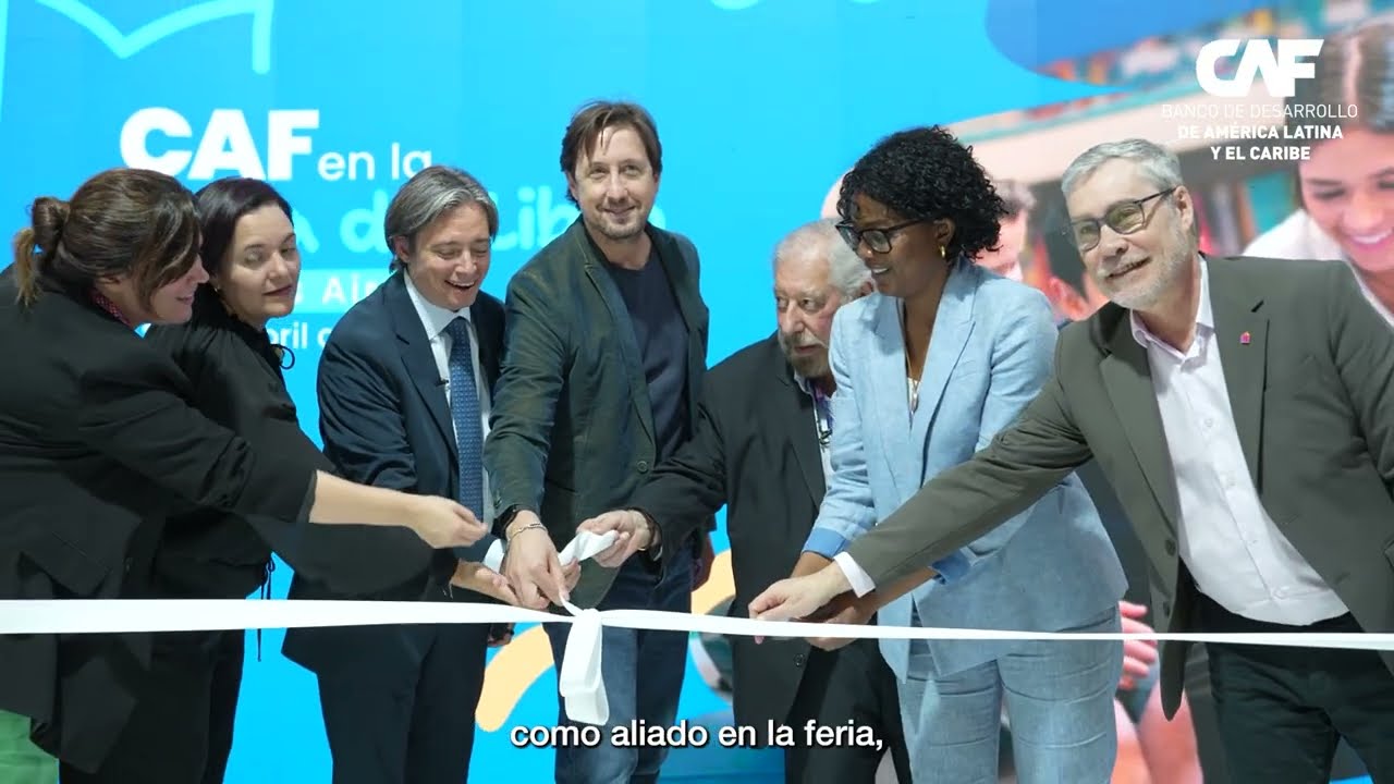 Christian Rainone, presidente de la Fundación El Libro | CAF en la Feria del Libro de Buenos Aires