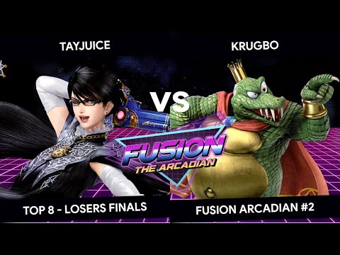 Fusion Arcadian #2 - TayJuice (Bayonetta) vs Krugbo (King K Rool) - Top 8 - Losers Finals