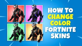 How to Change Color of Carbide & Omega Skins - Customize Fortnite Skins