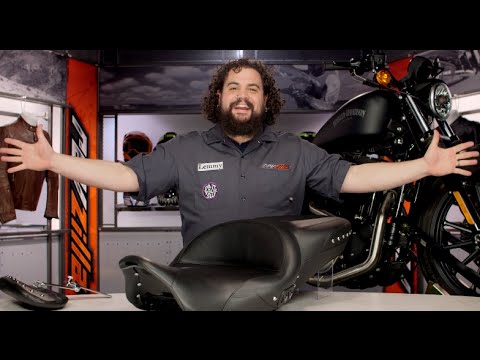 Mustang One-Piece Summit Seat for Harley Touring Review at RevZilla.com