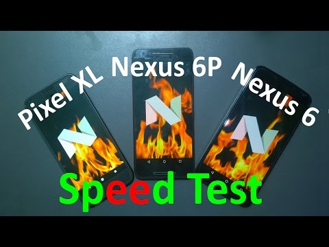 Google Pixel XL vs Nexus 6P vs Nexus 6 Speed Test(Comparing 3 Generation of Google Android Phone)