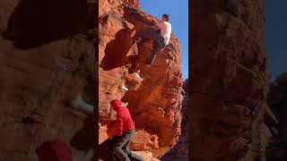 Video thumbnail of Picasso, V6. Red Rocks