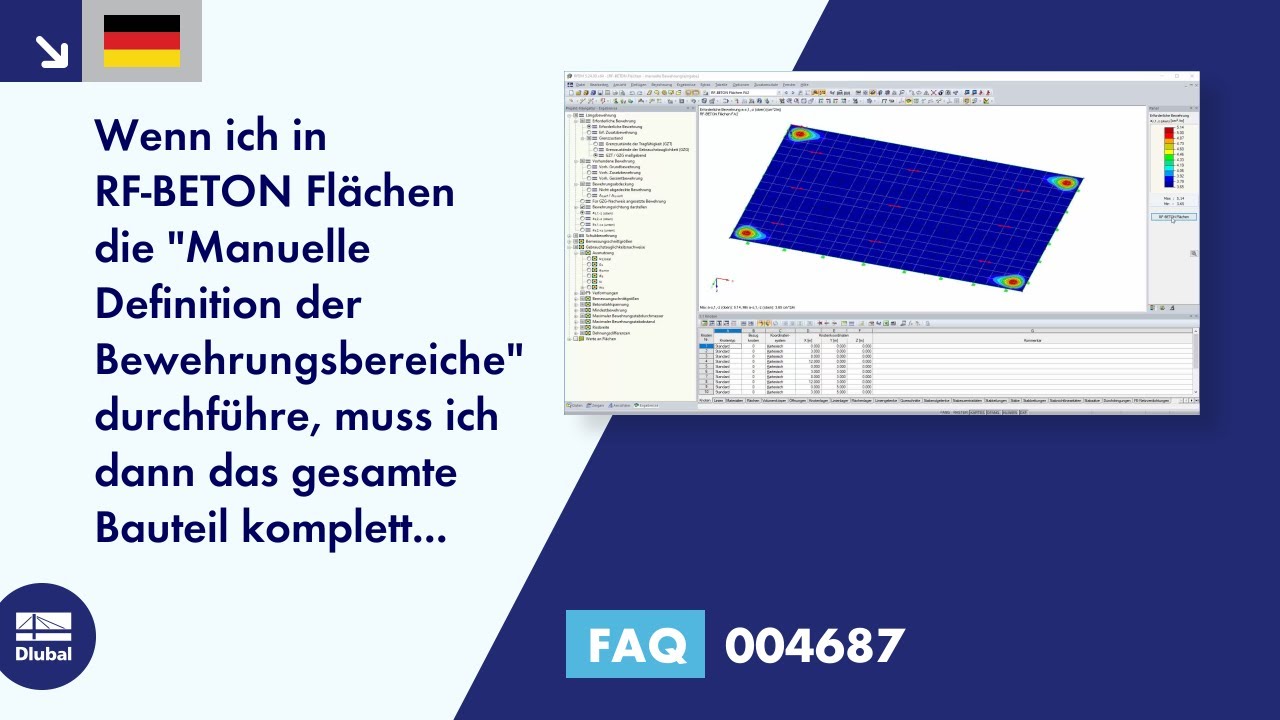 FAQ 004687 | Wenn ich in RF-BETON Flächen die "Manuelle Definition der Bewehrungsbereiche" durchf...