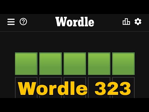 Wordle 323 3/6?⬛⬛⬛?🟨⬛🟩🟩🟩🟩🟩 8 May 2022 Answer