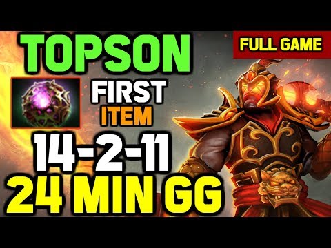 Topson Spamming Ember Spirit in Pubs now with NEW BUILDS