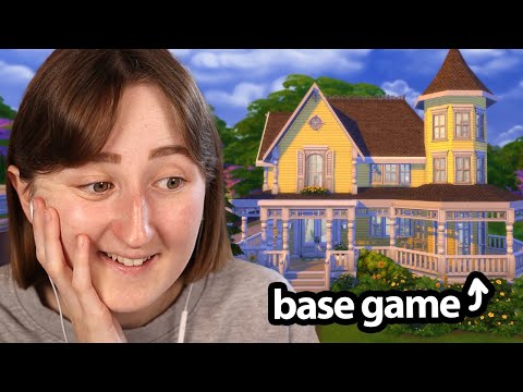 building a *BASE GAME HOUSE* that doesn't look base game