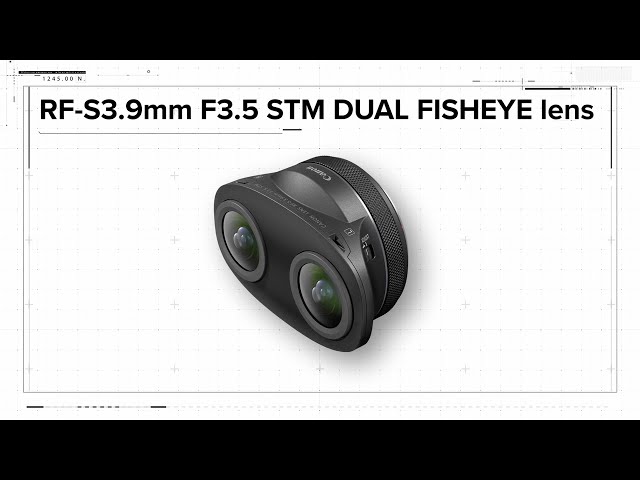 Vidéo CANON RF-S 3,9 mm f/3,5 STM Dual Fisheye