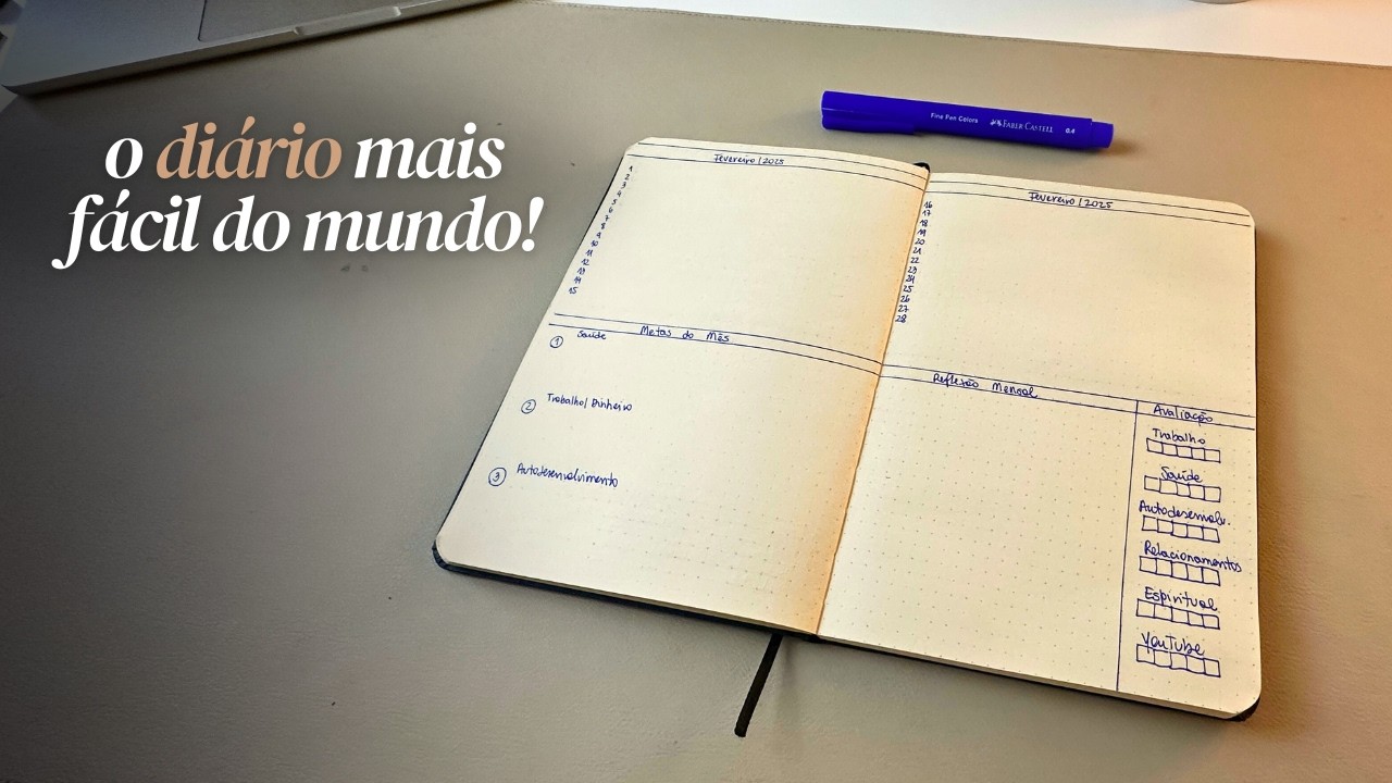 A maneira mais FÁCIL de começar um DIÁRIO!