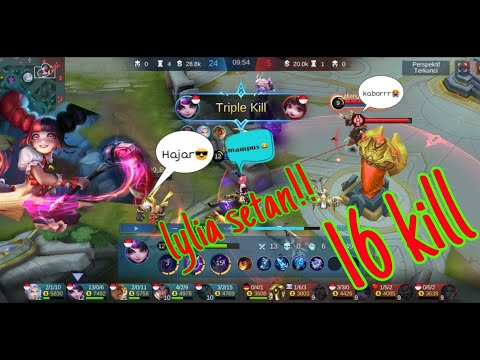 Full squad DARK ,, lylia support menggila,damagenya gada obat!!! Bikin musuh surender