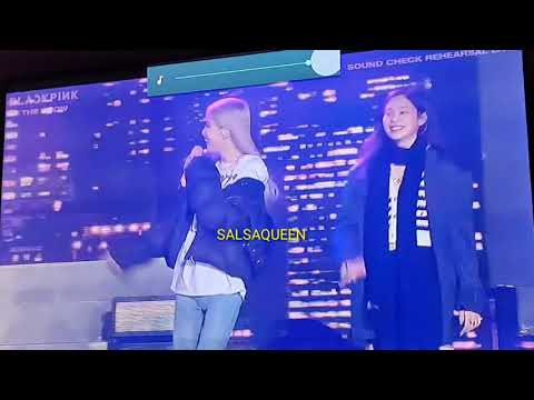 BLACKPINK THE SHOW : SOUNDCHECK [Lisa said : hey how are u Jen"😂 OPENING]