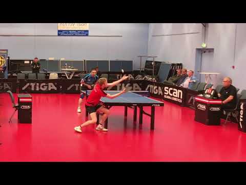 Table tennis: Christoffer Kjelsson vs Jiang Chang Hong